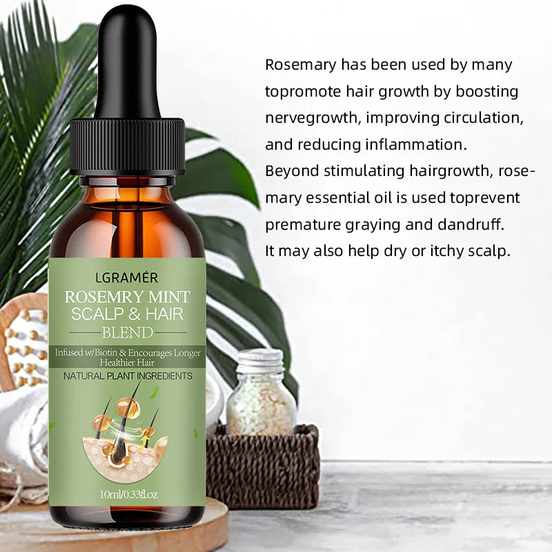 Essential High Quality Rosemary Hair Growth Oil