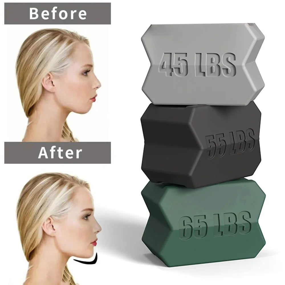 NEW Jaw Line Exerciser: Facial Jaw Muscle Toner Training Jawline Gum Exercises Face, Chin, Cheek, Lifting Double Chin and Eliminating Face Fat.